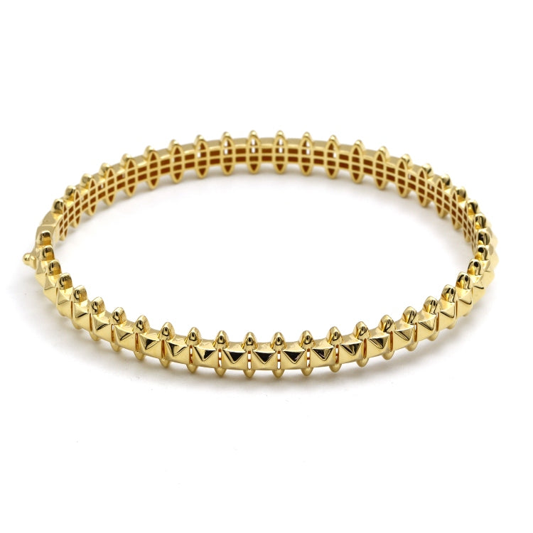 Real Gold GZCR Clash Bangle 1212 - (SIZE 20 - 21) BA1512