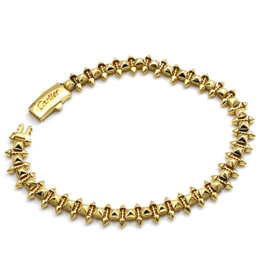 Real Gold Clash Bracelet (18 C.M) A - Model GZJCT 0601 BR1818
