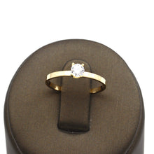 Real Gold Thin Plain Solitaire Ring (Size 4) - Model GZJCT 0677-2 R2681