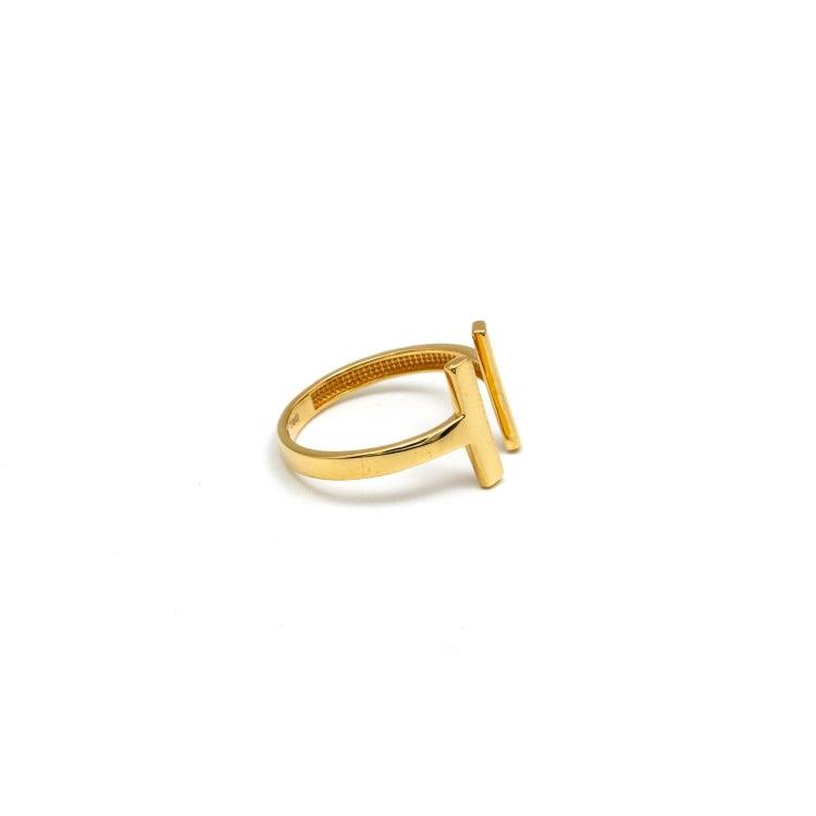 Real Gold GZTF Plain Round Ring 0298-2YZ (SIZE 7) R2224