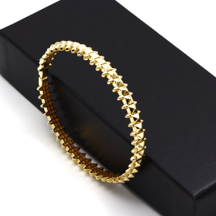 Real Gold GZCR Clash Bangle 1212 - (SIZE 16) BA1509