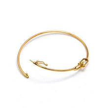 Real Gold GZTF Thin Plain Bangle TBS 0539 (SIZE 15) BA1694