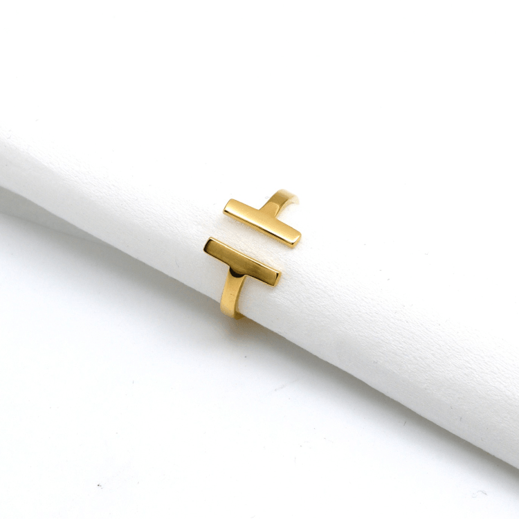 Real Gold GZTF Plain Round Ring 0298-2YZ (SIZE 9) R2800