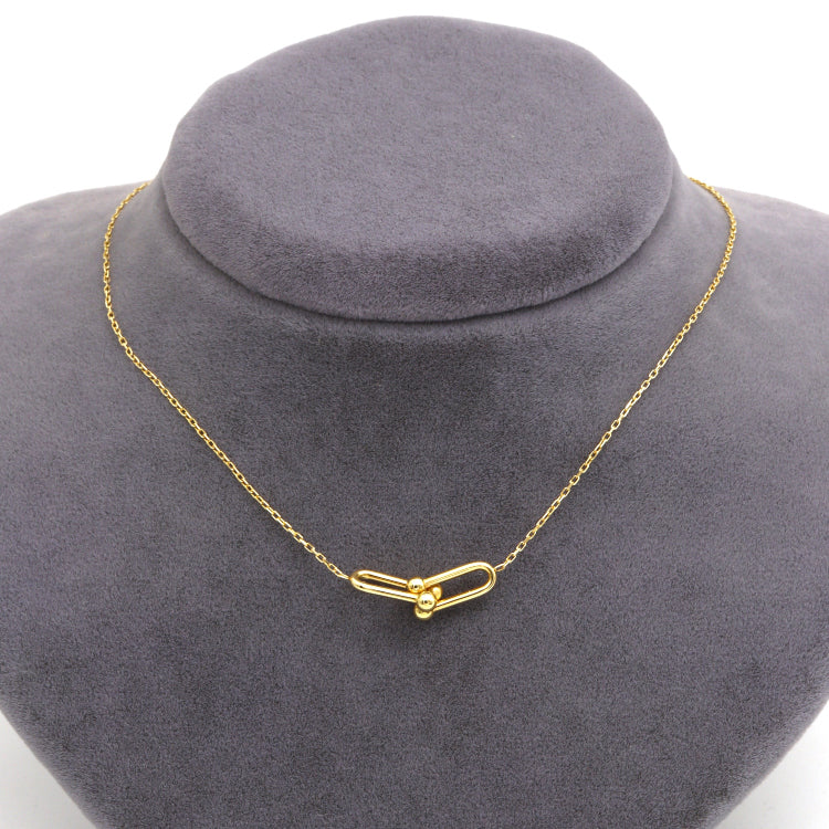 Real Gold GZTF Single Hardware Necklace (45 C.M) 0372-4K N1462