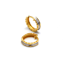 Real Gold GZBV 2 Color Clip Earring Set 0020 E1872