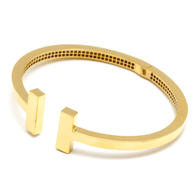 Real Gold GZTF Plain Bangle BLZ 0322 (SIZE 15) A BA1692
