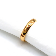 Real Gold GZCR Plain Couple Wedding and Engagement Luxury Ring 0081-1 (SIZE 5.5) R2429
