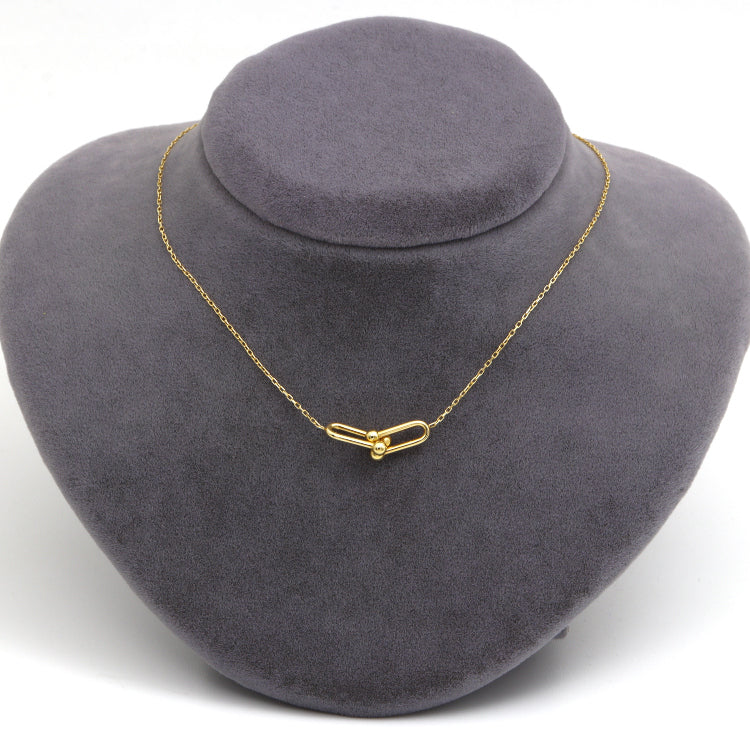 Real Gold GZTF Single Hardware Necklace (50 C.M) 0372-4K N1461