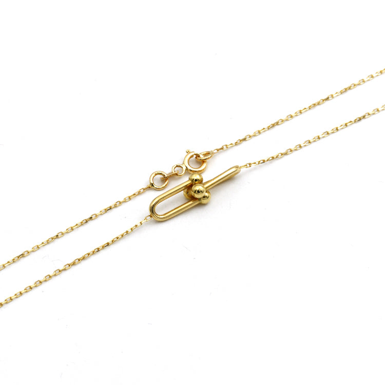 Real Gold GZTF Single Hardware Necklace (50 C.M) 0372-4K N1461