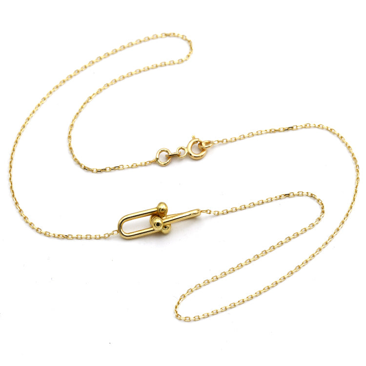 Real Gold GZTF Single Hardware Necklace (45 C.M) 0372-4K N1462