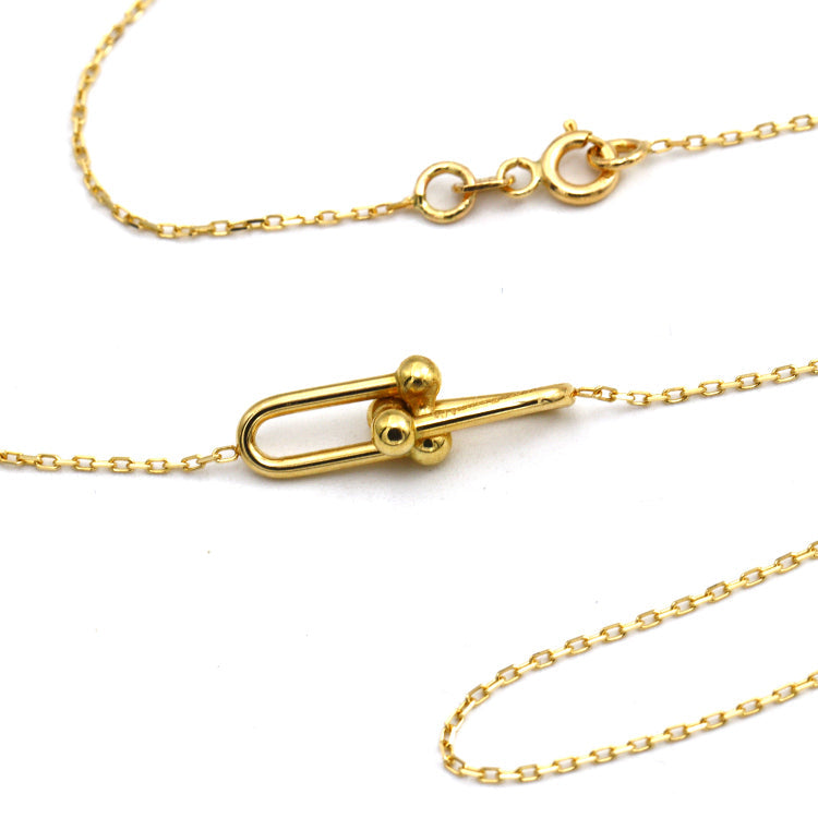 Real Gold GZTF Single Hardware Necklace (40 C.M) 0372-4K N1463