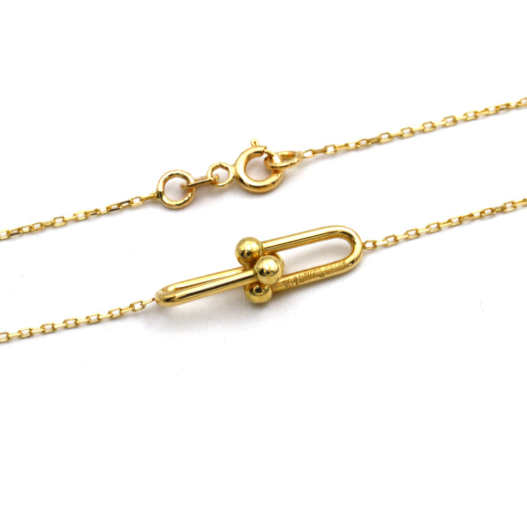 Real Gold GZTF Single Hardware Necklace (40 C.M) 0372-4K N1463