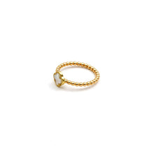 Real Gold Pearl Clover Ring GZJVN 0344/1YZ (Size 6) R2632