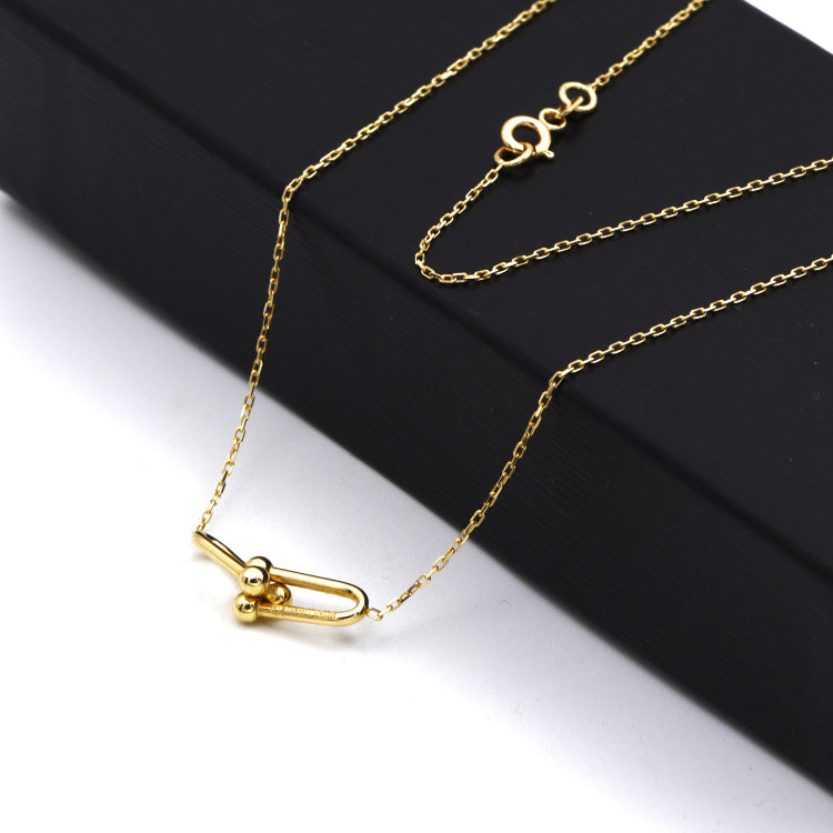 Real Gold GZTF Single Hardware Necklace (45 C.M) 0372-4K N1462