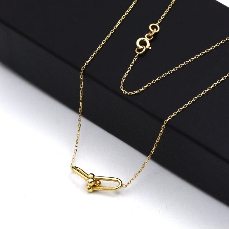 Real Gold GZTF Single Hardware Necklace (50 C.M) 0372-4K N1461