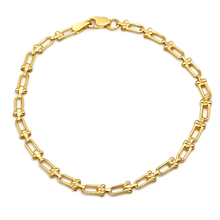 Real Gold GZTF Hardware Solid Chain Bracelet 4566 (20 C.M) BR1772