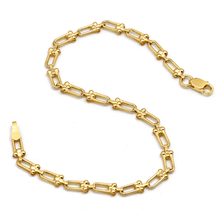 Real Gold GZTF Hardware Solid Chain Bracelet 4566 (20 C.M) BR1772