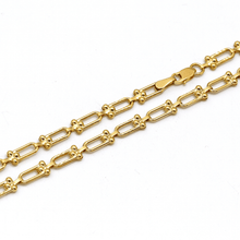 Real Gold GZTF Hardware Solid Chain Bracelet 4566 (20 C.M) BR1772