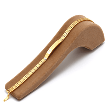 Real Gold GZCR Screw Belt Unisex Bracelet Style 6717 (16 C.M) Design BR1670
