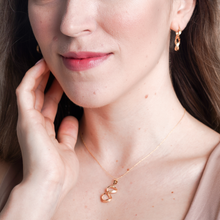 Real Gold Twisted Maze Hoop Necklace 3324/1/P CWP 1825