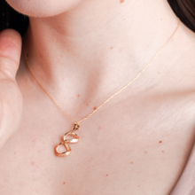 Real Gold Twisted Maze Hoop Necklace 3324/1/P CWP 1825