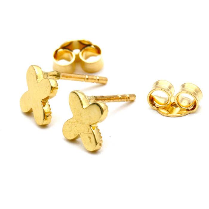 Real Gold LV Earring Set 0178-01 E1722