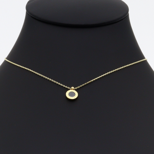 Real Gold BV Single Necklace N1140 - 18K Gold Jewelry