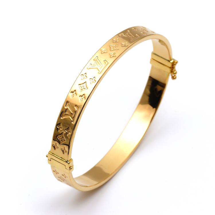 Real Gold GZLV Bangle BLZ215 (SIZE 23 - 26) BA1437