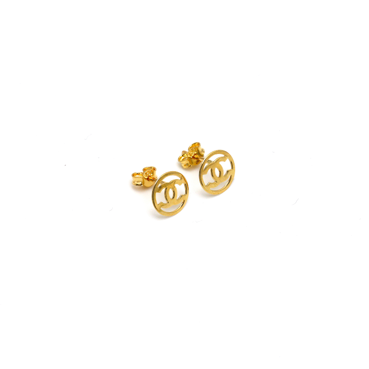 Real Gold CH Small Fine Earring Set 0302/1PK E1786