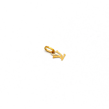 Real Gold LV Small Fine Pendant 0117/2KU P 1827