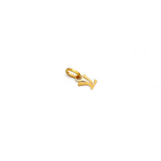 Real Gold LV Small Fine Pendant 0117/2KU P 1827