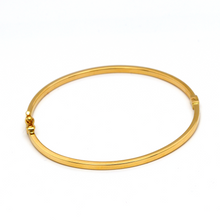 Real Gold Plain Bangle 63 MM 0477 (SIZE 18) BA1433