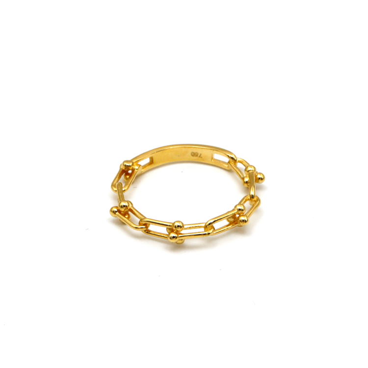 Real Gold GZTF Hardware Look Ring 7039 (SIZE 9) R2082