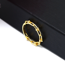 Real Gold GZTF Hardware Look Ring 7039 (SIZE 8) R2343