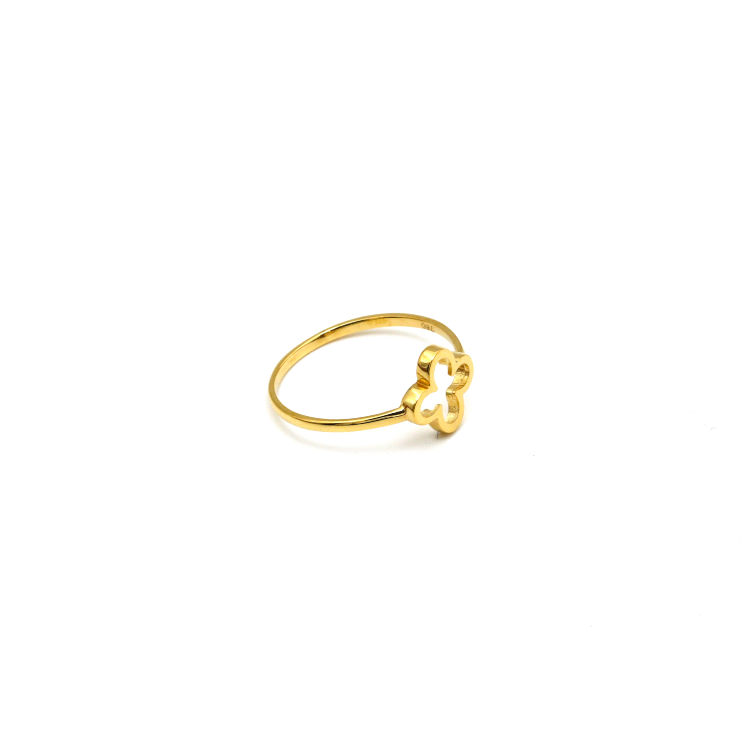 Real Gold VC Plain Square Ring 6769 (SIZE 4) R2195