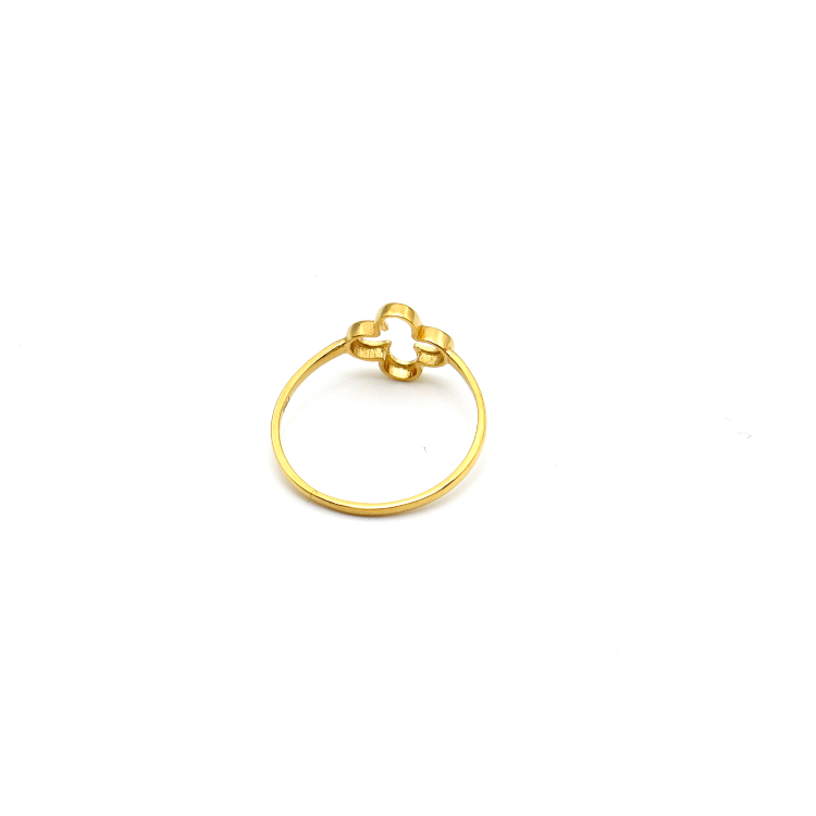 Real Gold VC Plain Square Ring 6769 (SIZE 4) R2195