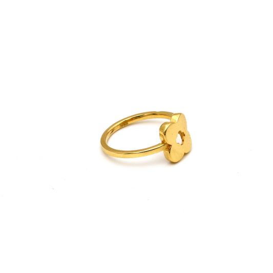 Real Gold VC Ring (SIZE 4.5) R1504 - 18K Gold Jewelry