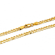 Real Gold Solid Figaro Men Chain Necklace 7908 (60 C.M) A CH1210