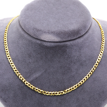 Real Gold Solid Figaro Men Chain Necklace 7908 (60 C.M) A CH1210