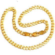 Real Gold Solid Figaro Men Chain Necklace 7908 (60 C.M) A CH1210