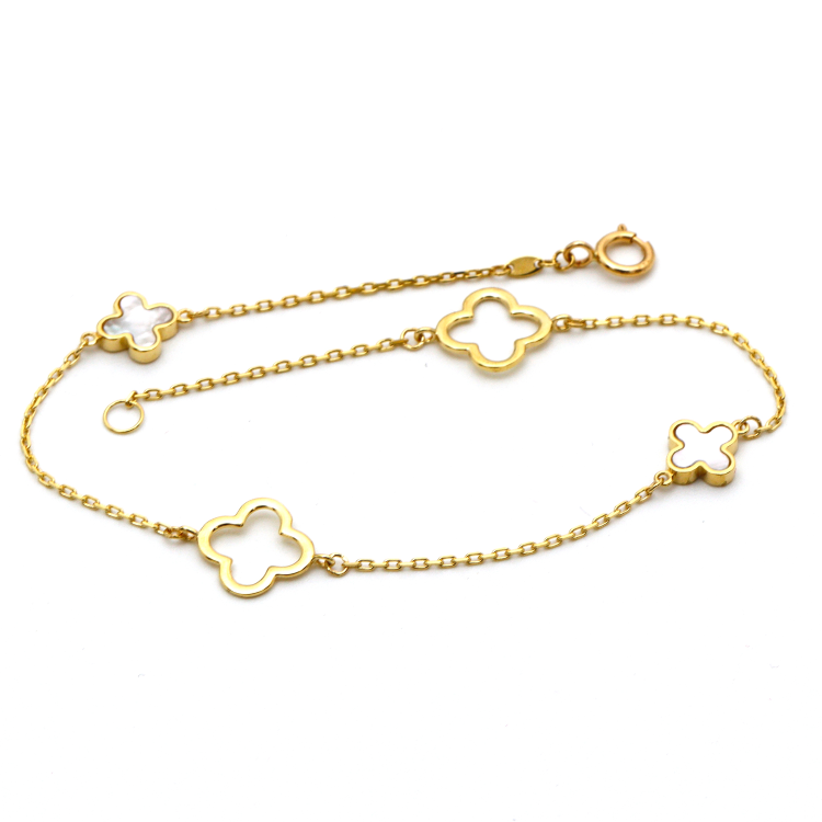 Real Gold VC Bracelet 0635 BR1274 - 18K Gold Jewelry