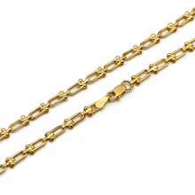 Real Gold GZTF Hardware Solid Chain Necklace 4566 (40 C.M) CH1218