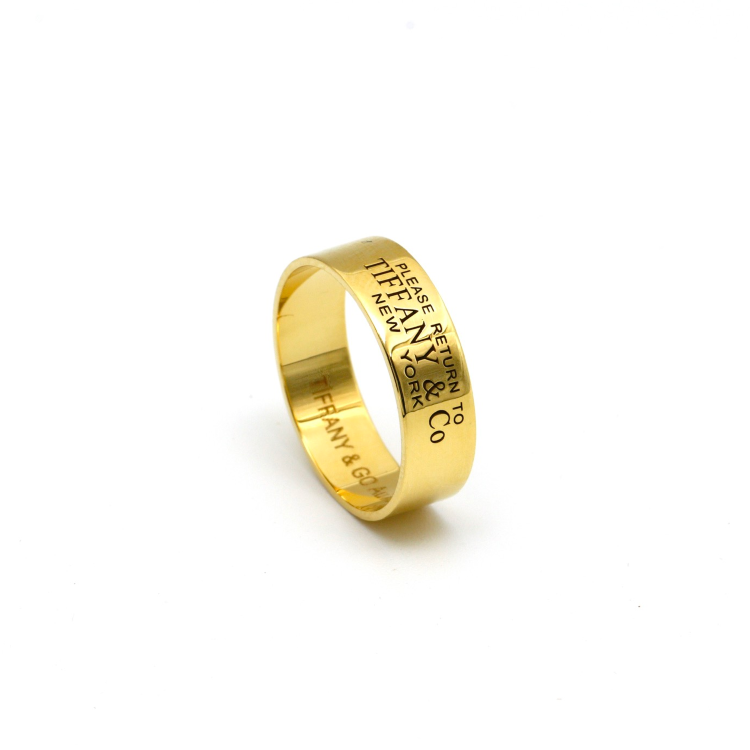 Real Gold GZTF Solid 6 M.M Ring 0254/1 (SIZE 9) R2159