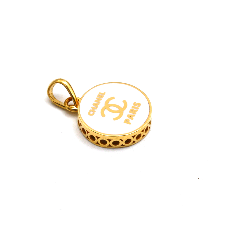 Real Gold GZCH Round Plain Luxury Pendant 0856/3 P 1913