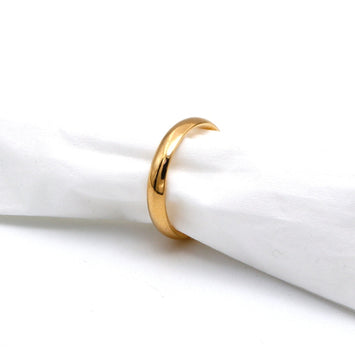 Real Gold GZCR Plain Couple Wedding and Engagement Luxury Ring 0081-1 (SIZE 10.5) R2436